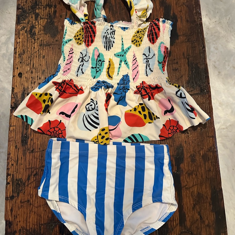 Hanna Andersson Multicolor Swimsuit Set